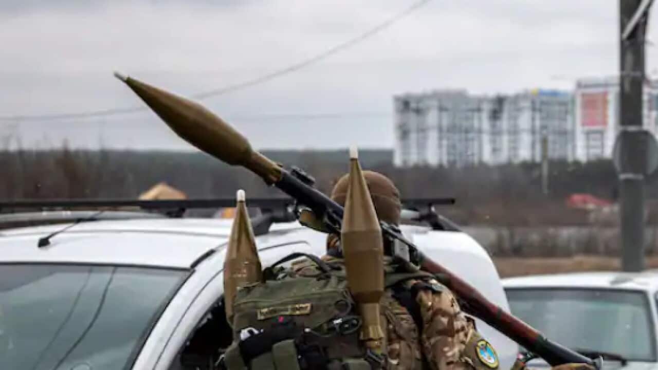 Ukrainian servicemen