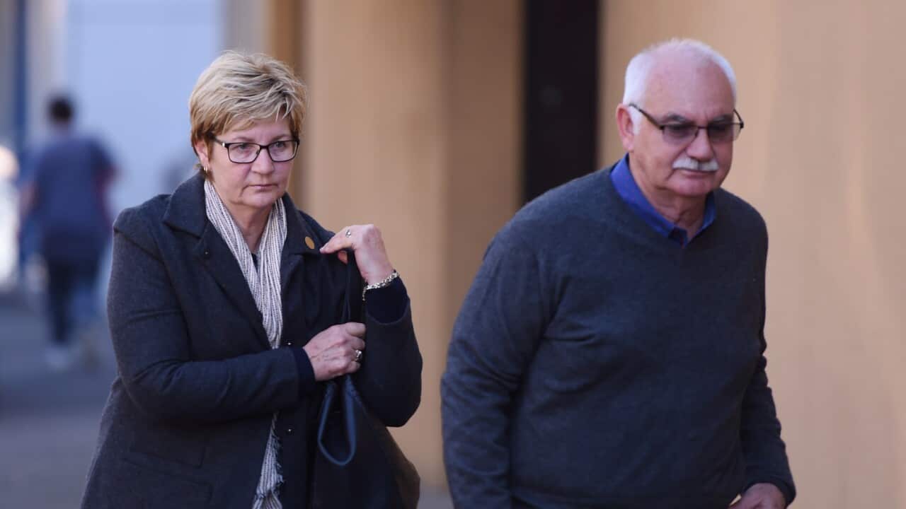 A file photo of Bryan and Lisa Clancy