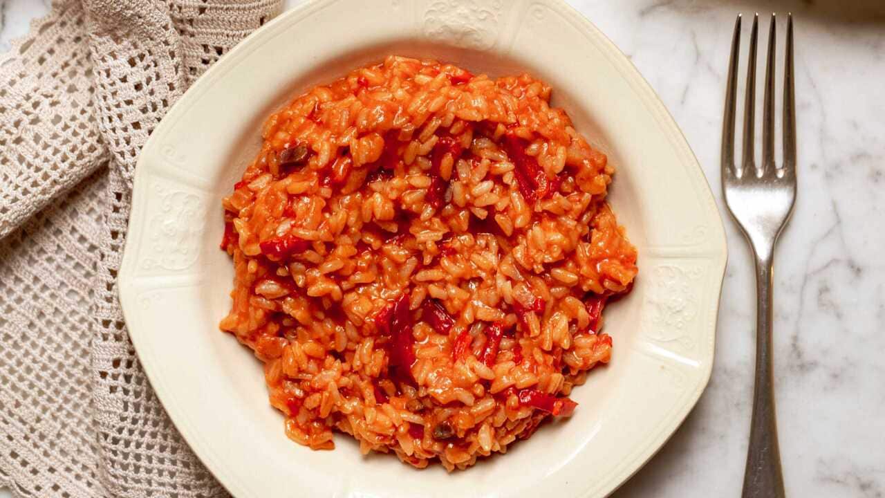 Red risotto (Risotto alla paprica)
