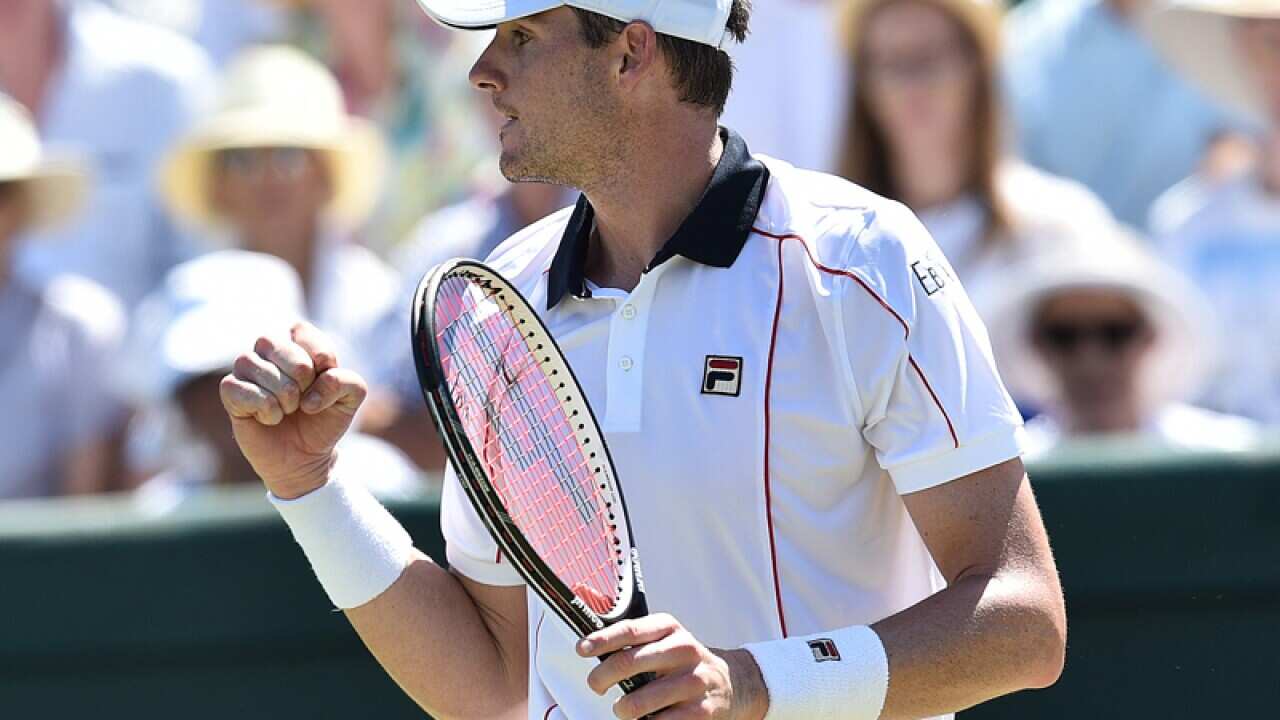 John Isner of the United States.