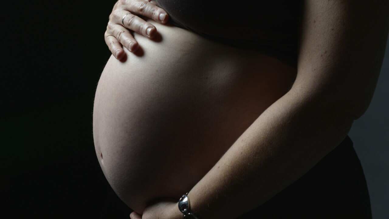 A pregnant woman in Sydney