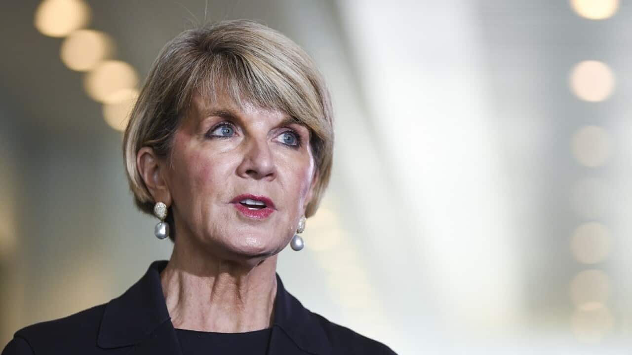 Julie Bishop at Parliament House 