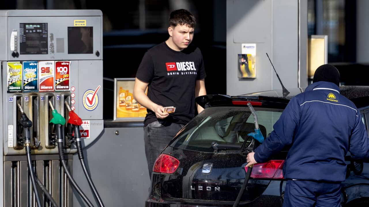 Motorists queue at gas stations as petrol prices go up in North Macedonia