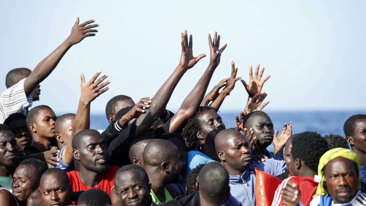 Migrants in the Mediterranean Sea