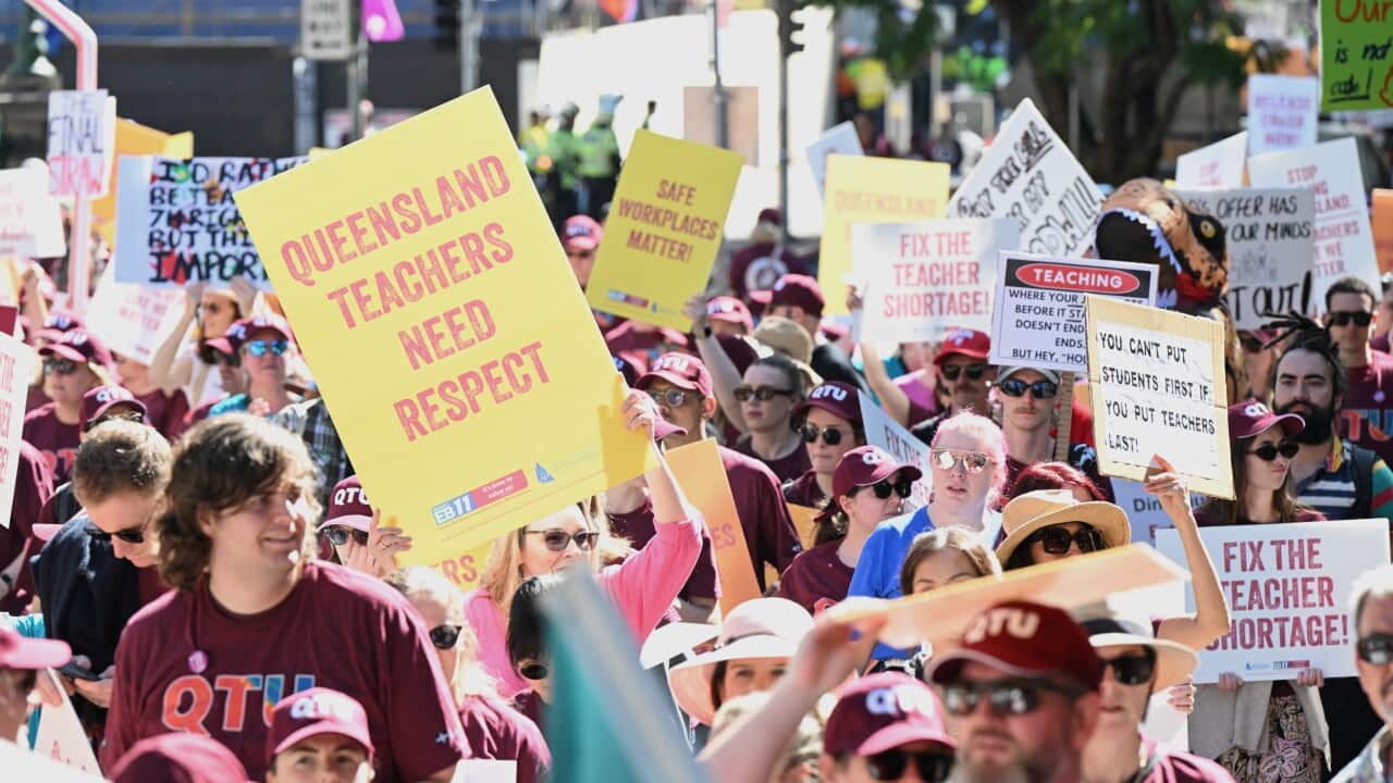 QUEENSLAND TEACHERS STRIKE