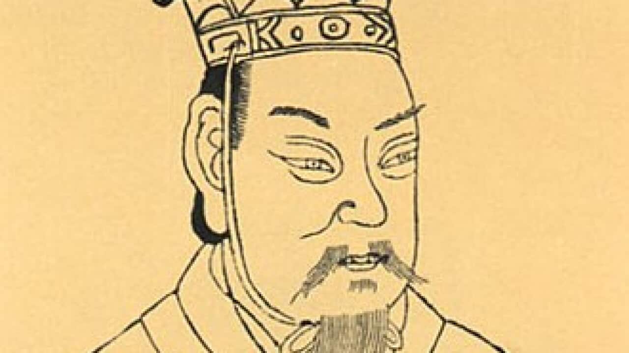 A portrait of Cao Cao