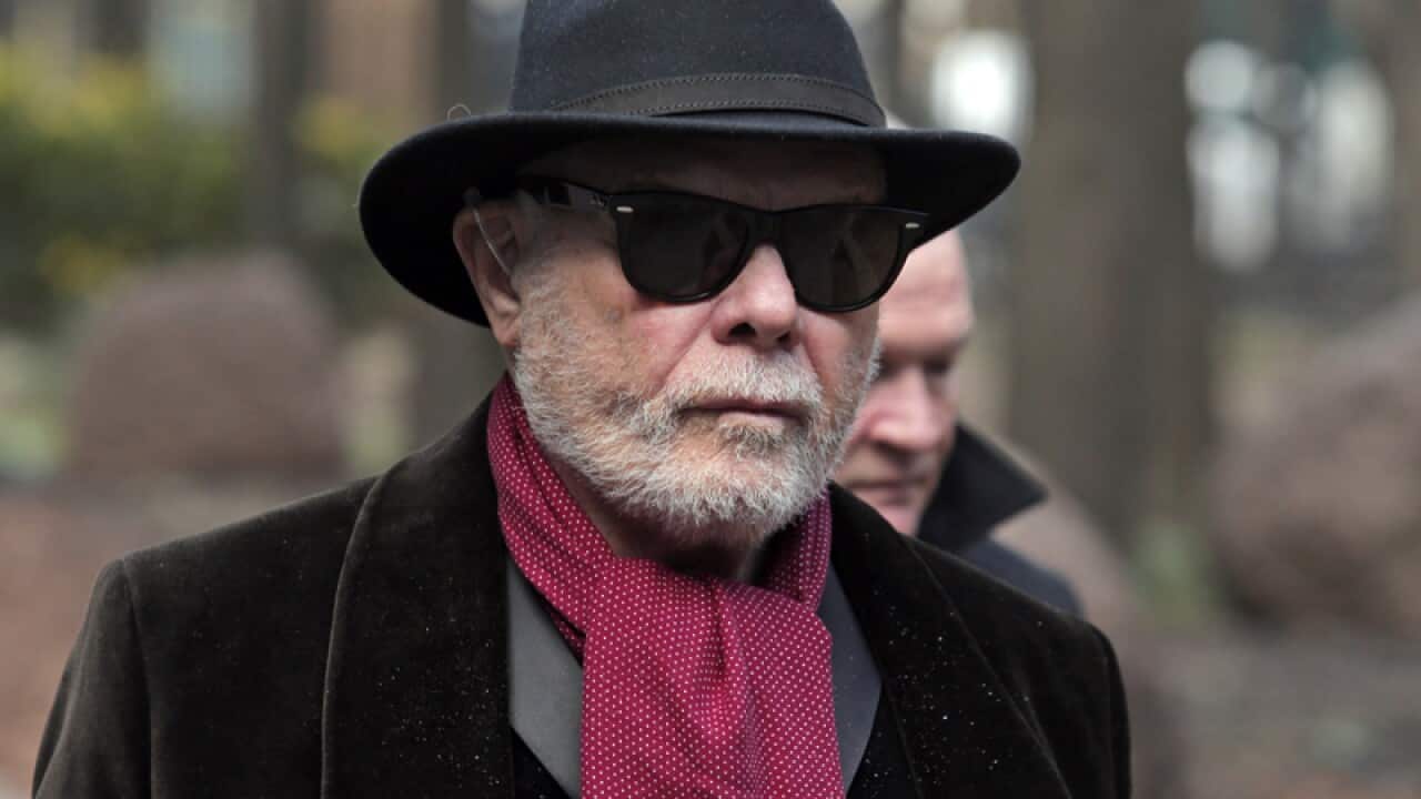 Former British singer Gary Glitter
