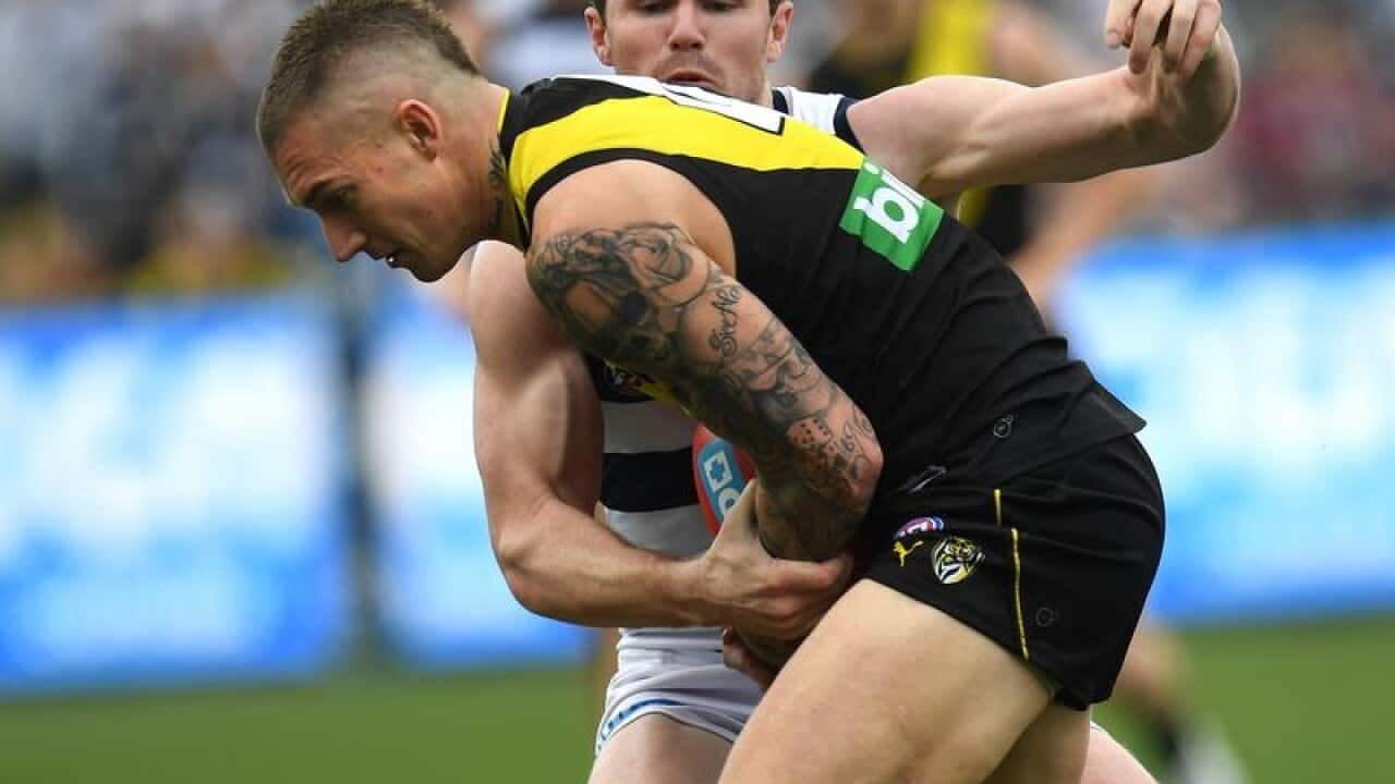 Dustin Martin and Patrick Dangerfield