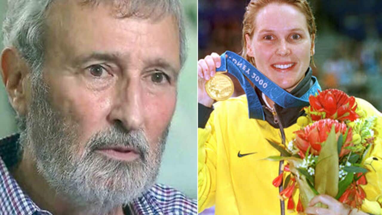 Don Burke and Australian Olympic swimmer Susie O'Neill
