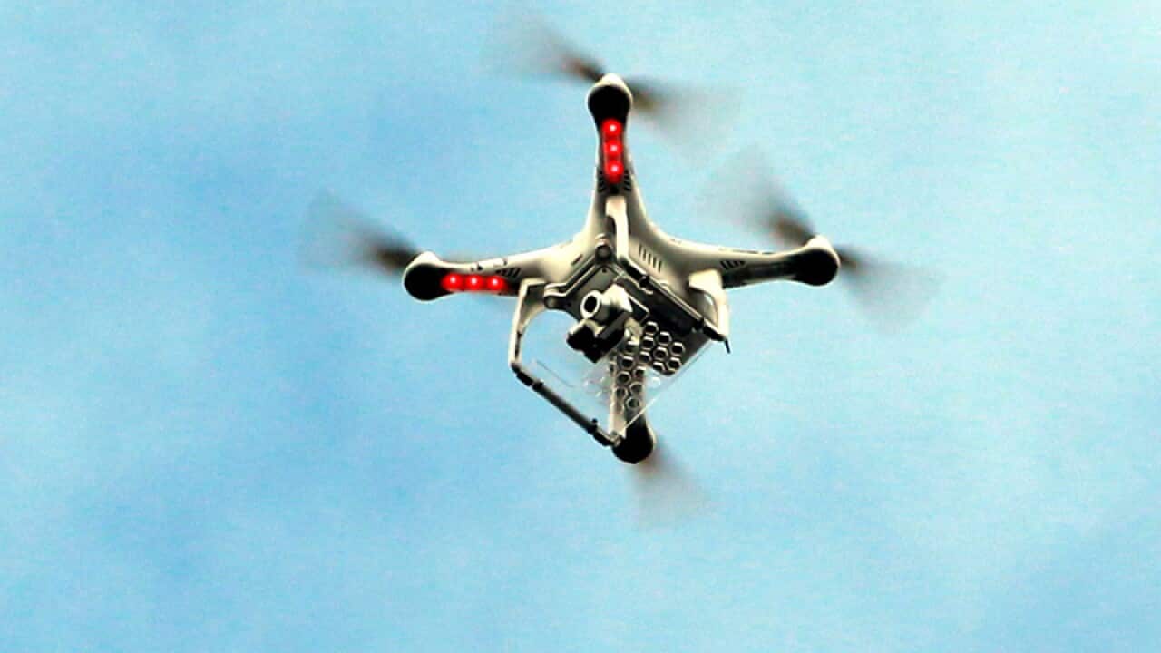 File photo of a drone