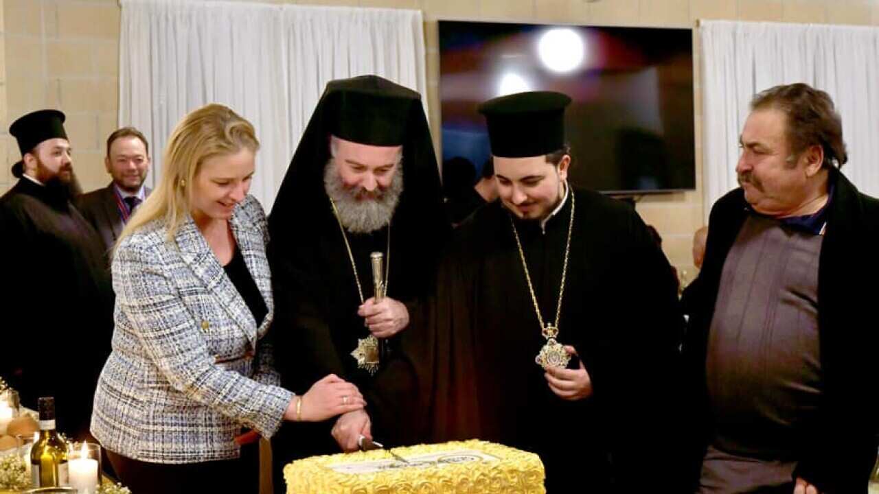 Εγκαίνια του ιερού ναού Αγίας Τριάδας στο Χόμπαρτ