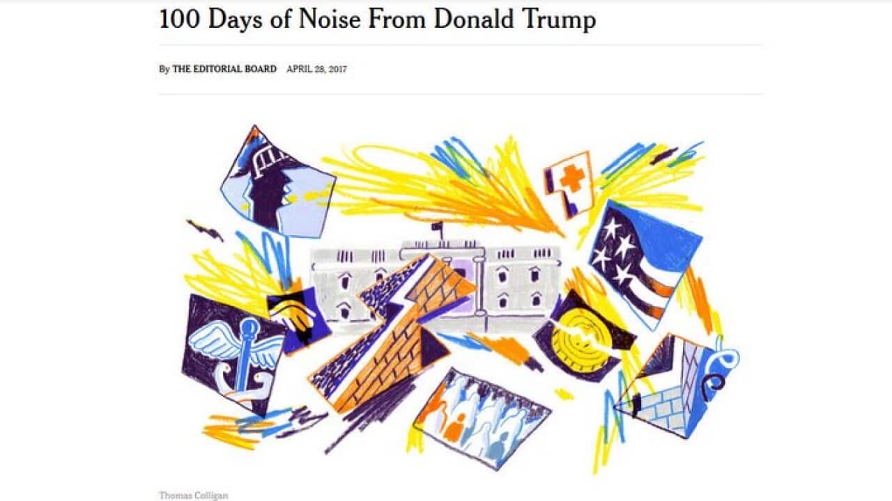 100 Days of Noise From Donald Trump