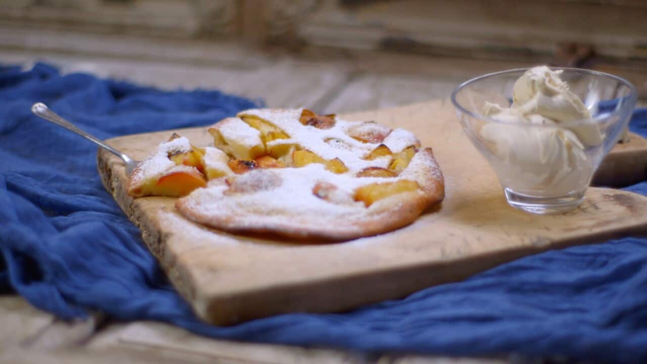 Peach clafoutis-image