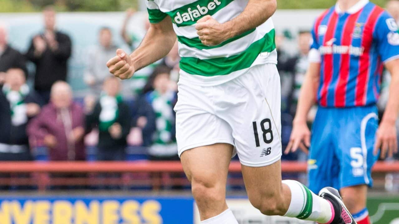 Tom Rogic Celtic Alex Fisher Inverness Caledonian Thistle Scottish Premiership