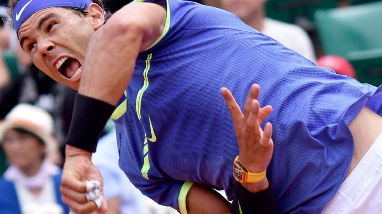 Rafael Nadal of Spain