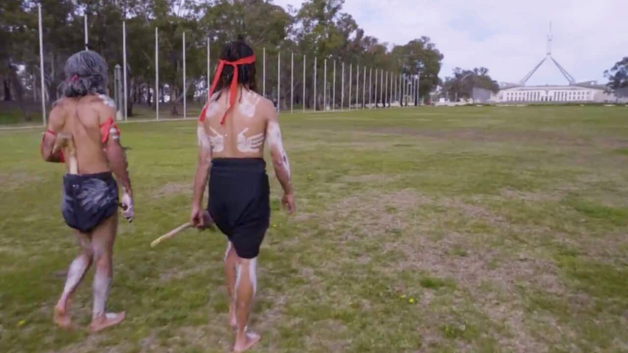 Alwyn Doolan message stick walk
