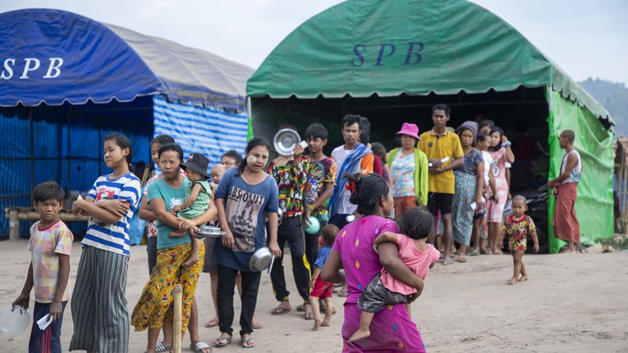 Locals can only be seen in the Platoon Refugee Camp.jpg