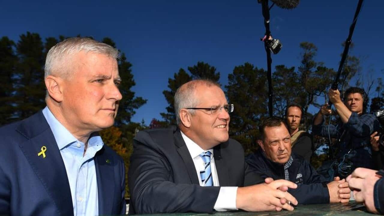 Primenister Scott Morrison and Deputy Michael McCormack