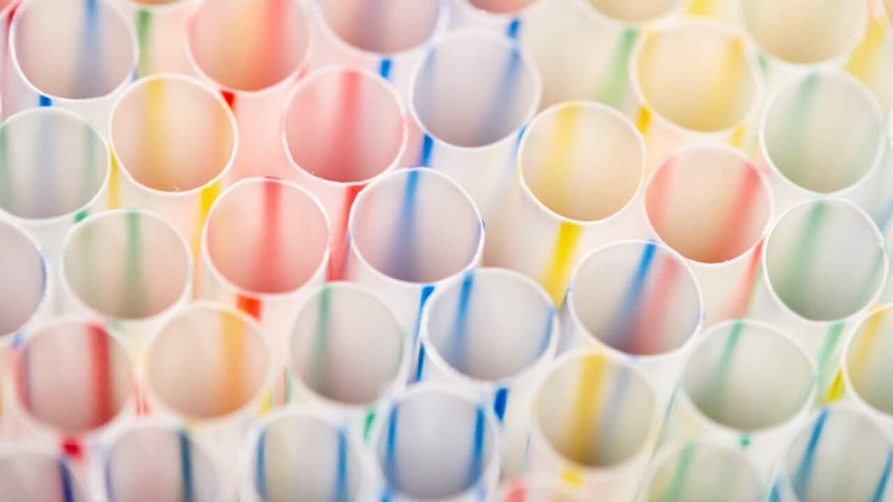 Plastic straws in Berlin, Germany