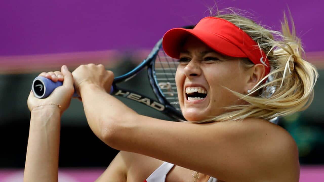 Maria Sharapova, of Russia, a famous grunter.