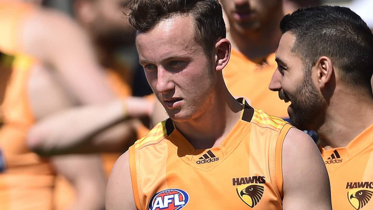 Hawthorn player Billy Hartung.