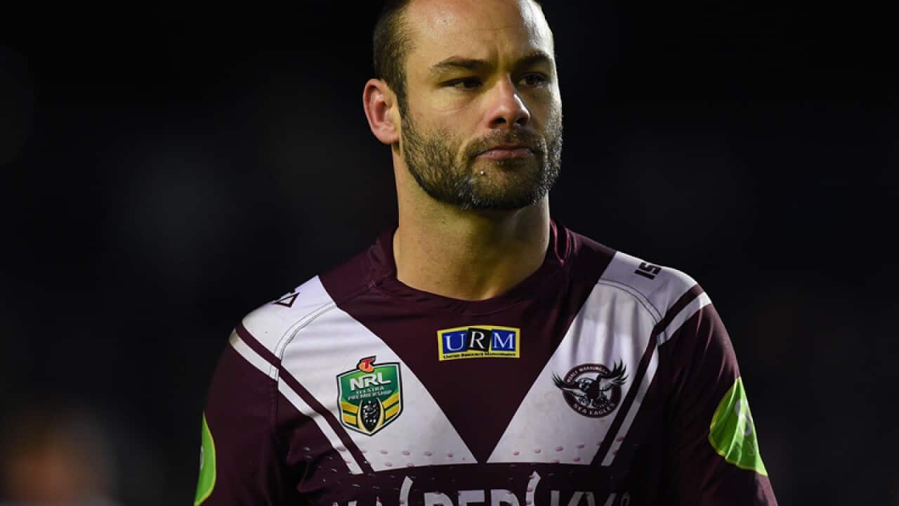 Brett Stewart of the Sea Eagles.