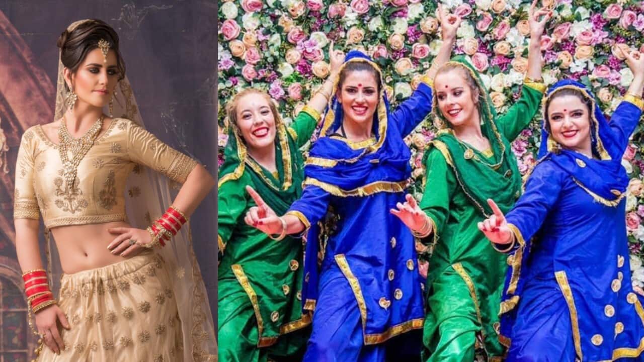 Babushka Ferenczi and other members of Jalwa Dance Company.