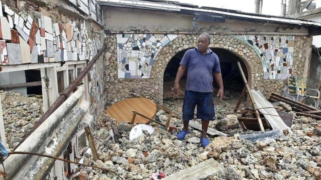 Irma-caused damage in Cuba