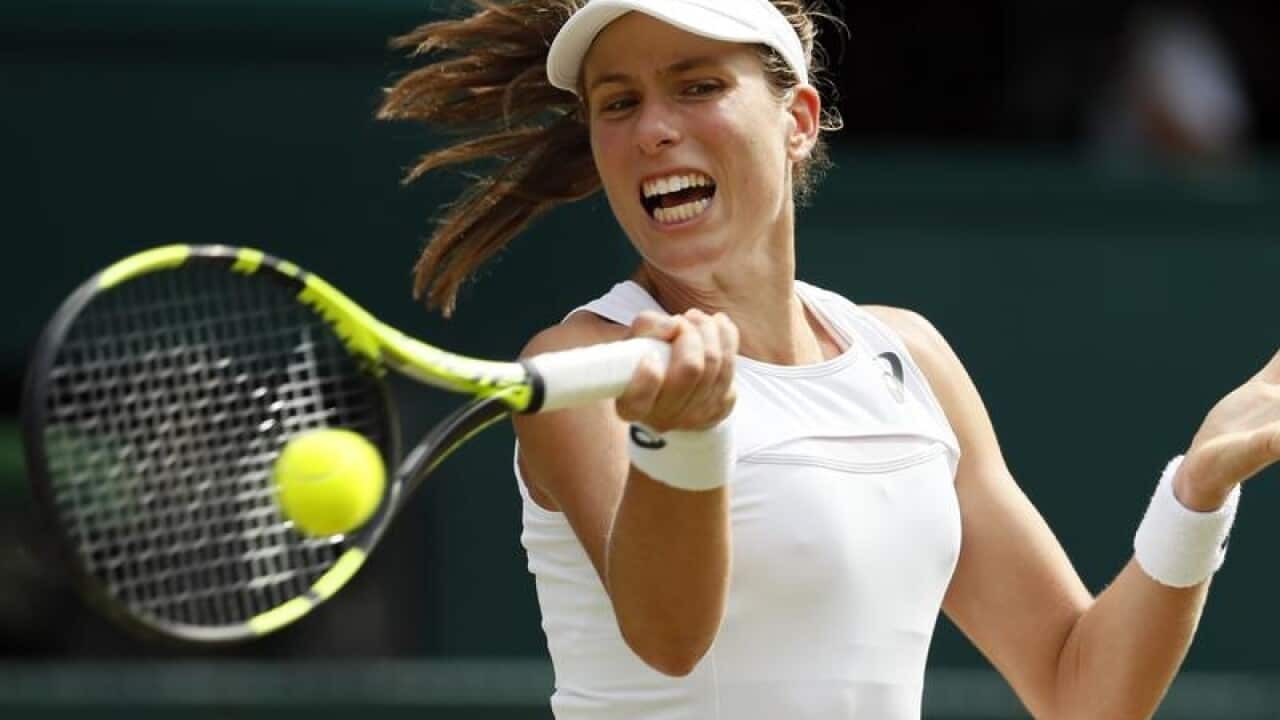British tennis player Johanna Konta