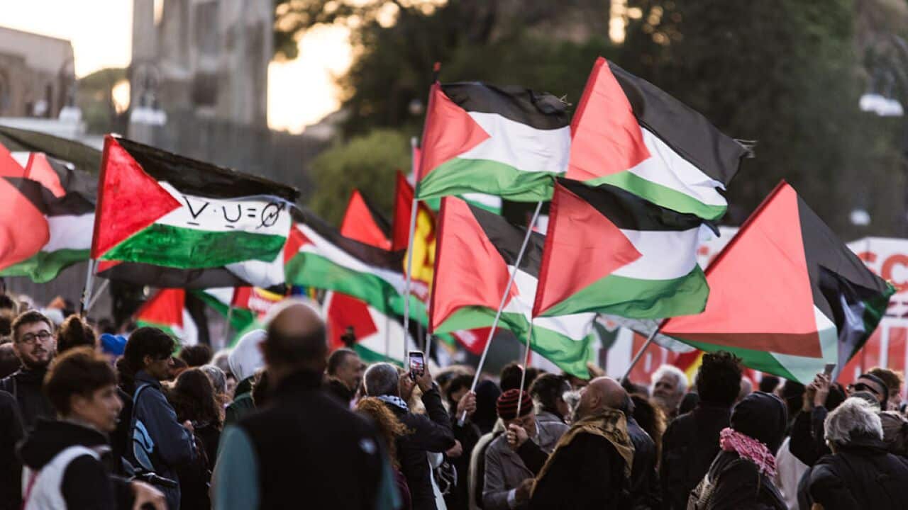 Protest In Rome In Support Of Palestinian People And Global Sumud Flotilla