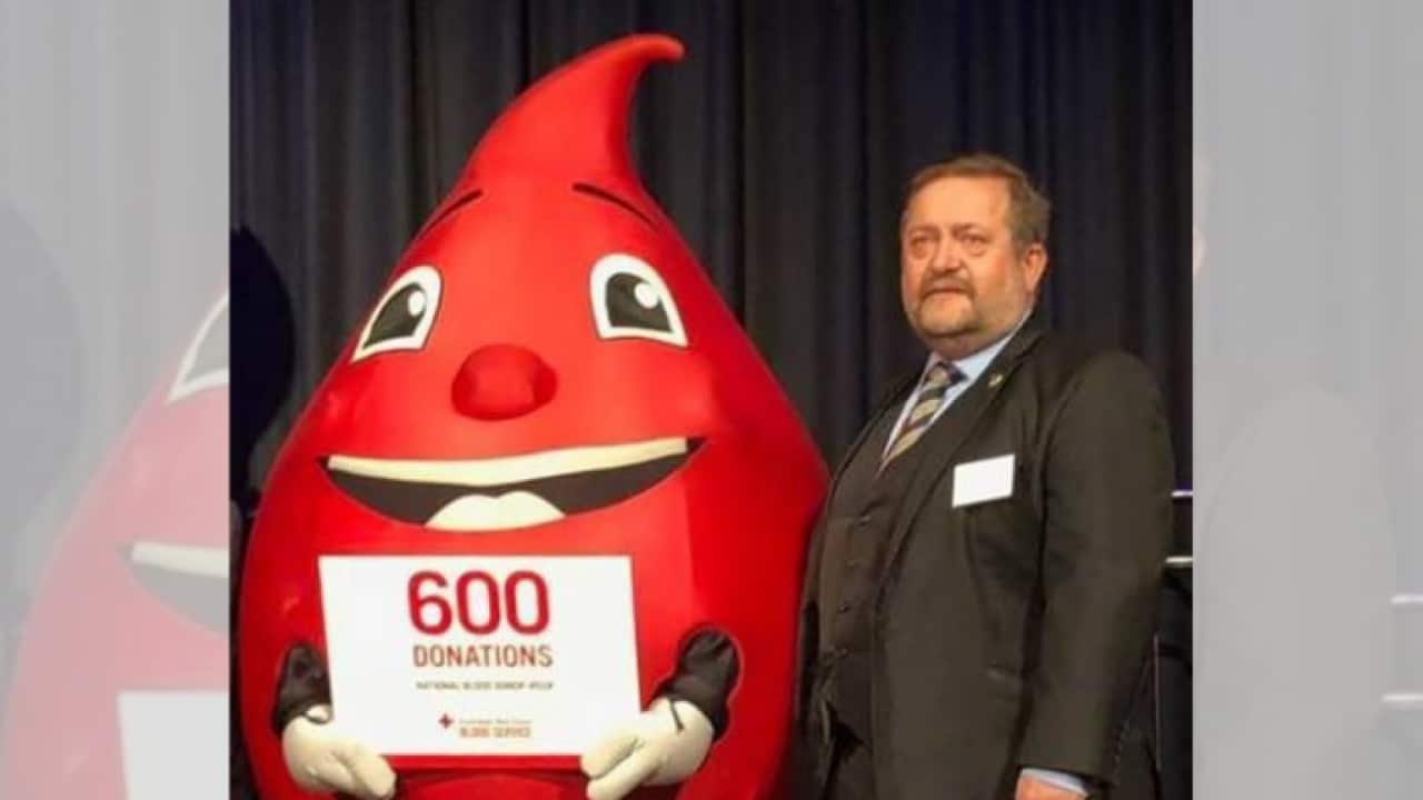 Greek Australian Blood Donor Angelos Kenos