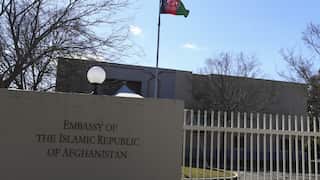 General view of the Embassy of the Islamic Republic of Afghanistan in Canberra