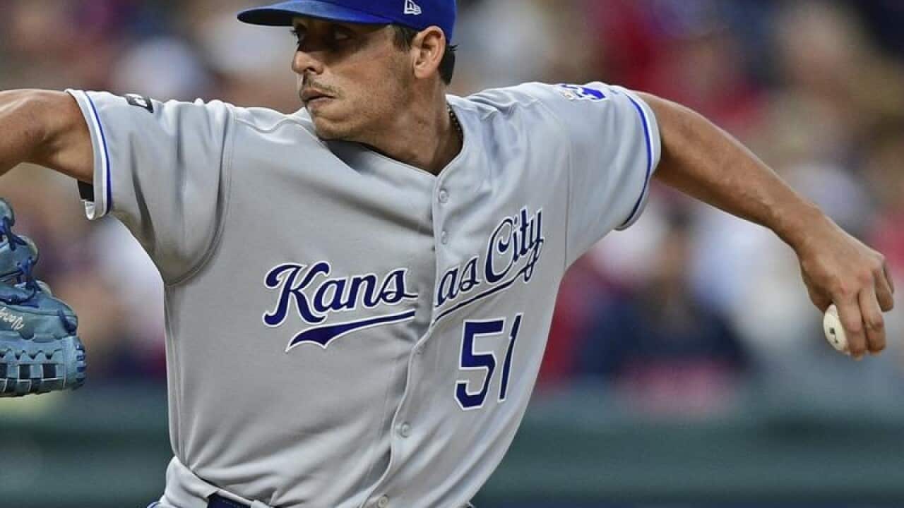 Kansas City pitcher Jason Vargas