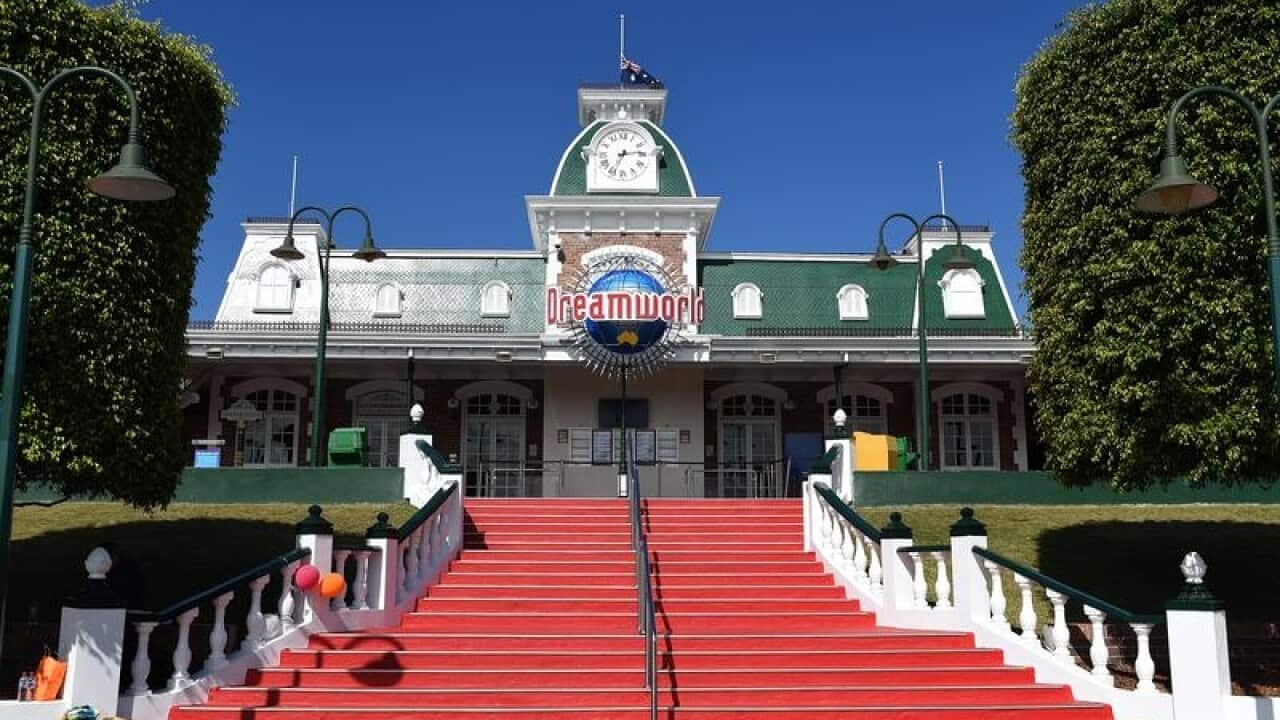 entrance to the Dreamworld Theme Park