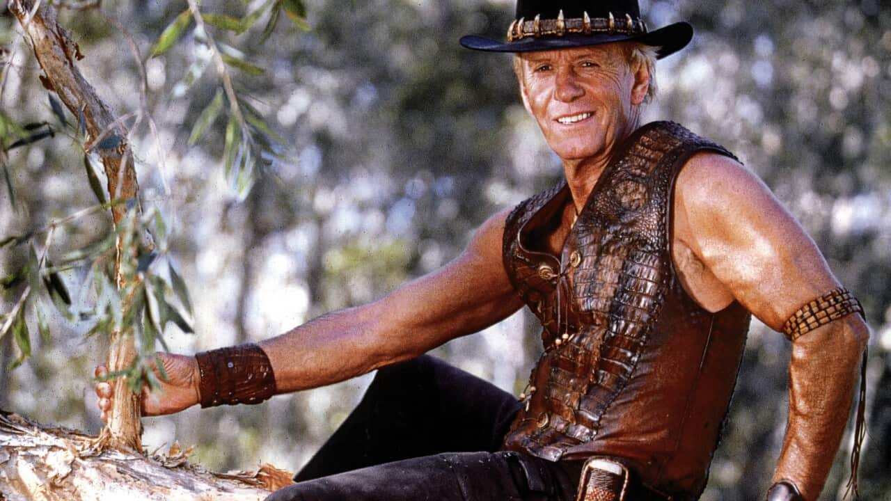 Paul Hogan in Crocodile Dundee. (Mary Evans Picture Library/AAP)