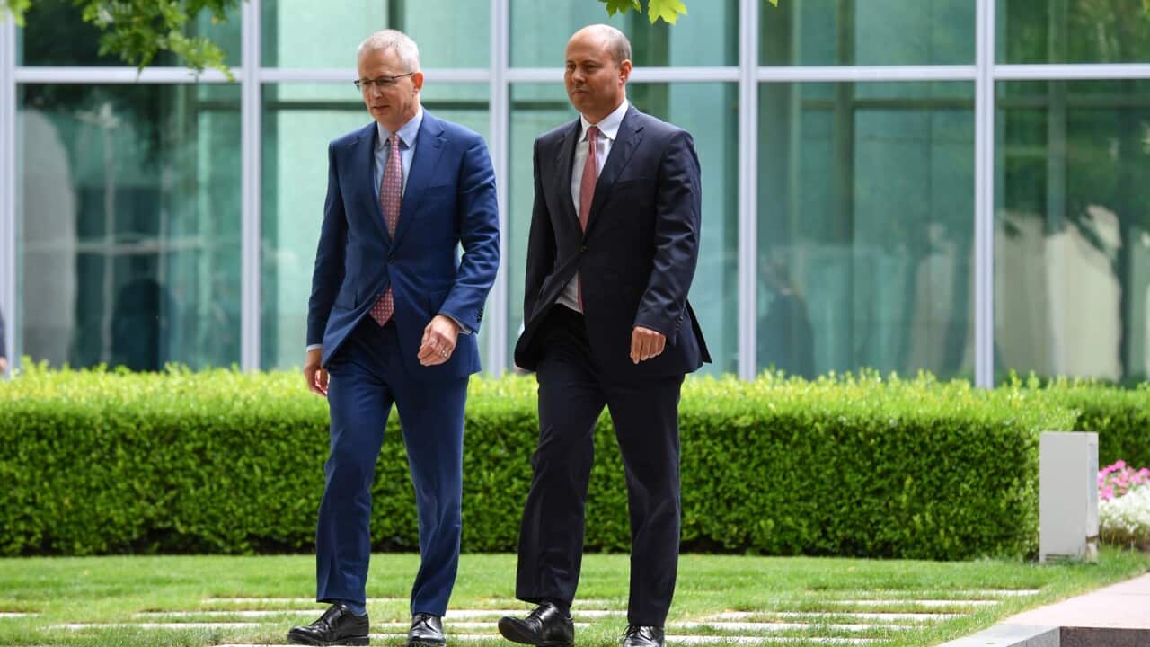 Minister for Communications Paul Fletcher and Treasurer Josh Frydenberg