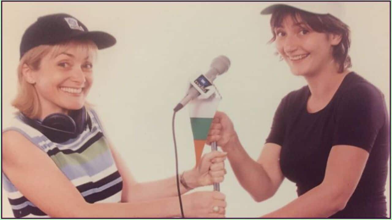 Биляна Иванова (в дясно) 1993-1998 г.