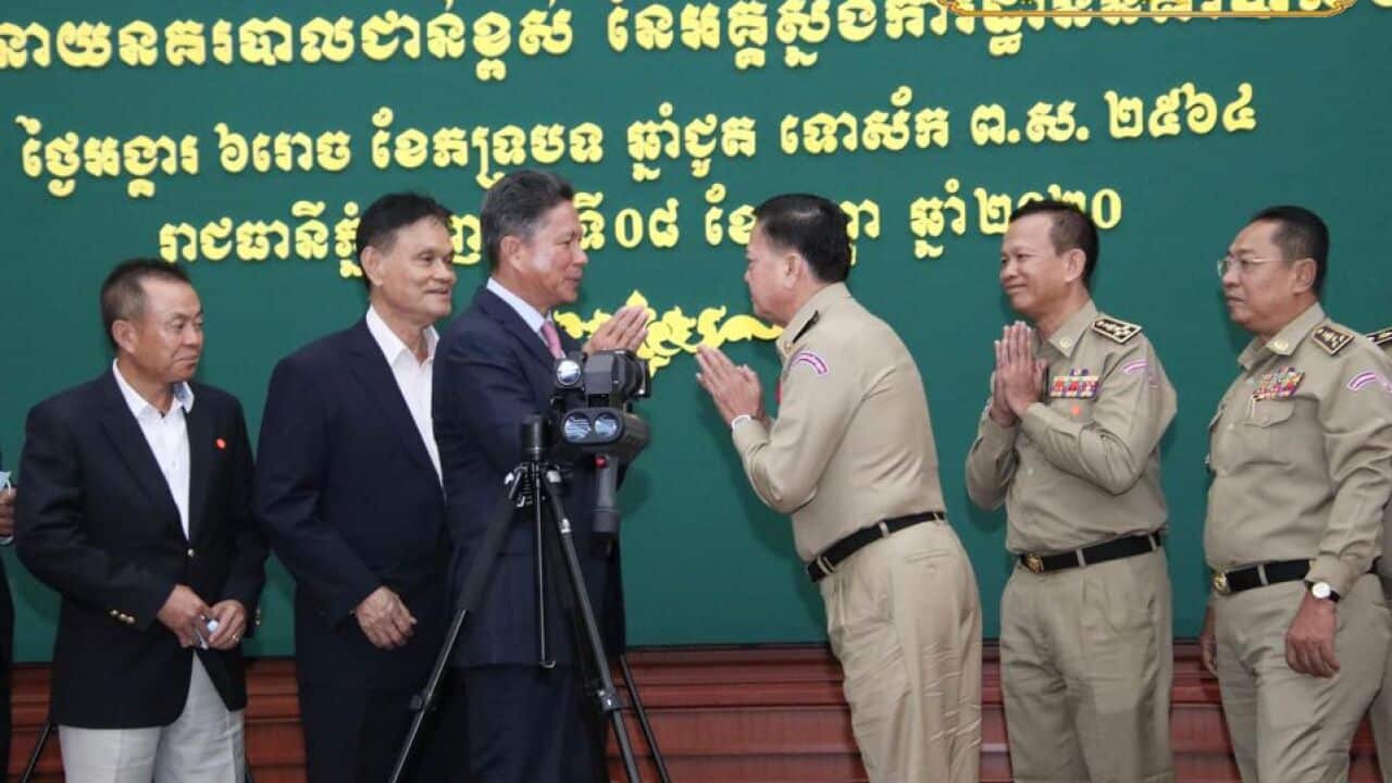 Cambodia minister of transportation Sun Chanthol