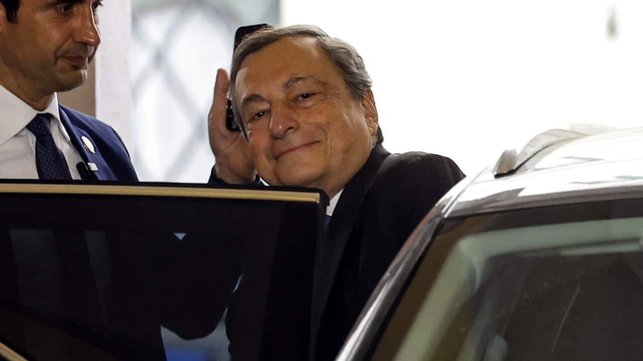 Italian Prime Minister Mario Draghi