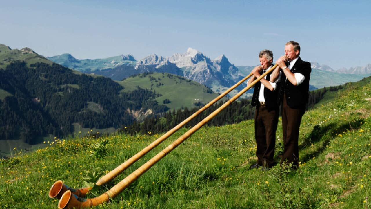 Alphorn Switzerland Chocolatier Franz Ziegler SBS German