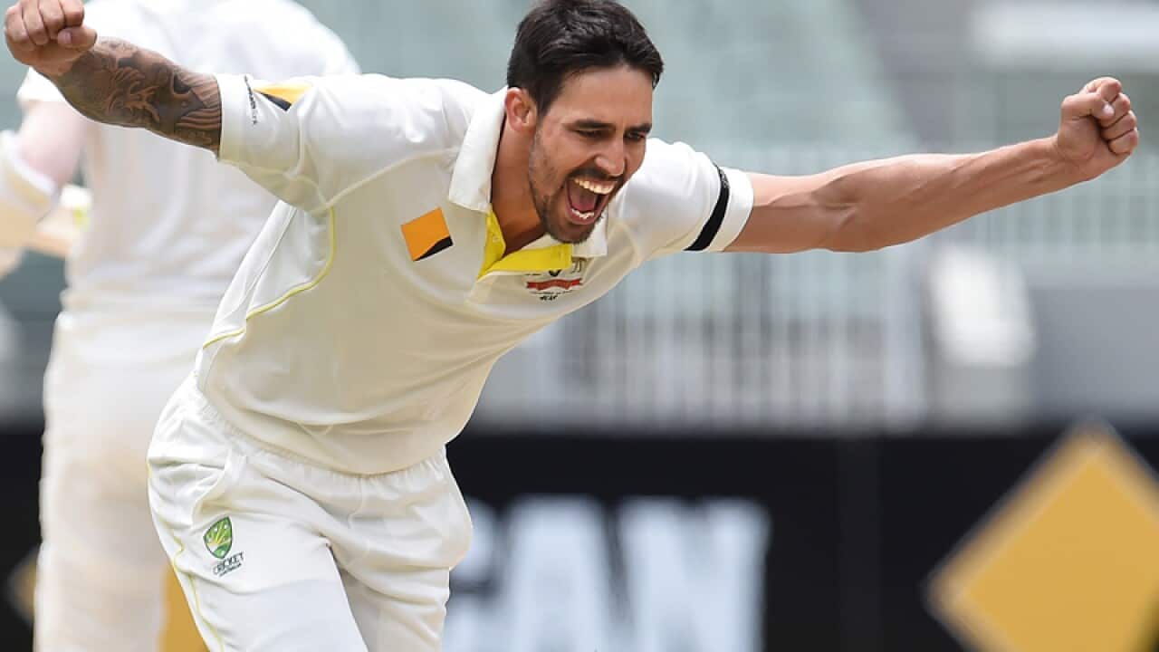 Australian bowler Mitchell Johnson