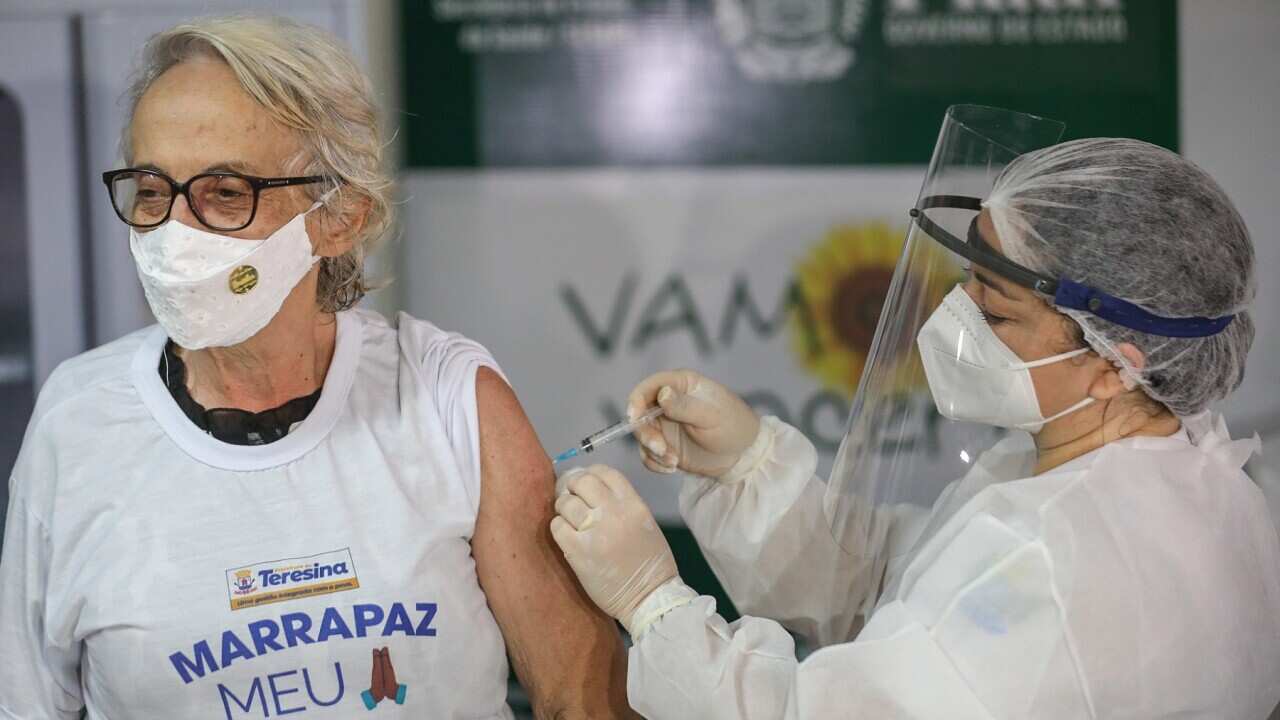 Vaccinations underway in Brazil (AAP)