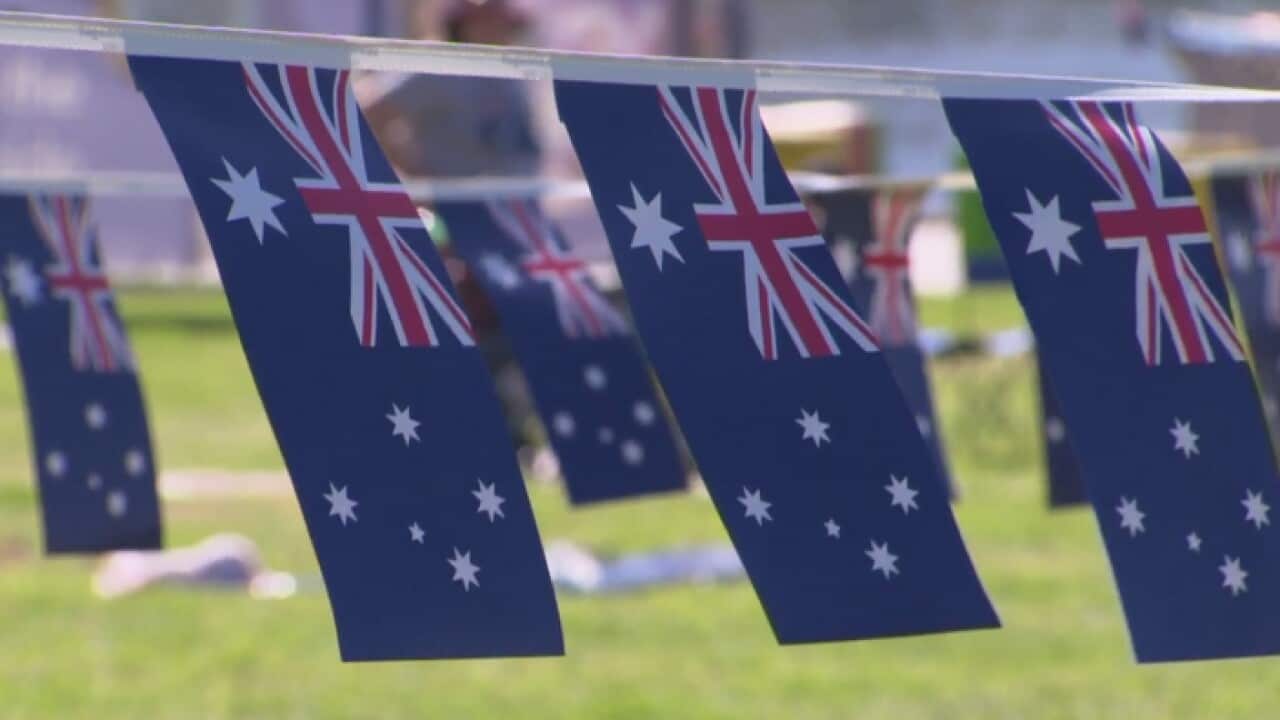 Australian flags