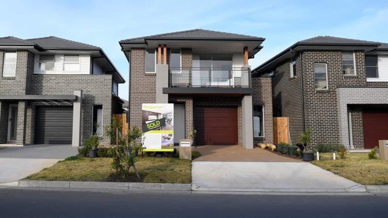 Residential housing is seen in Sydney's west.