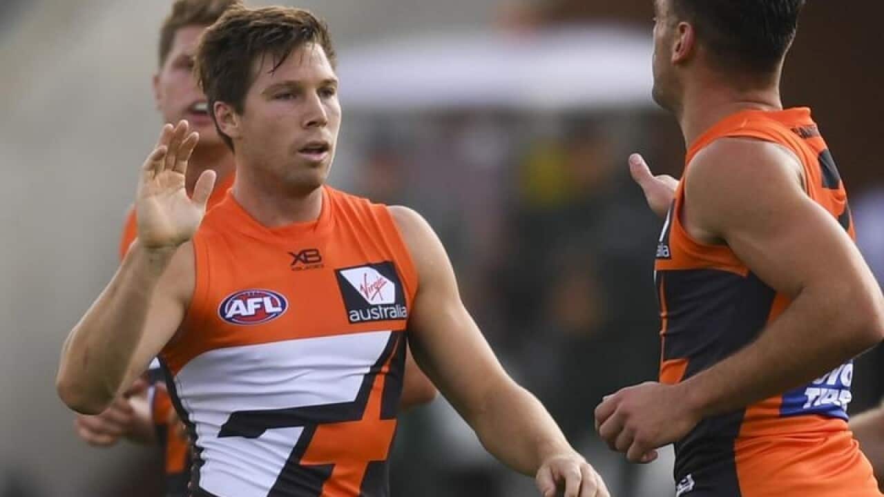 Toby Greene of the Giants.