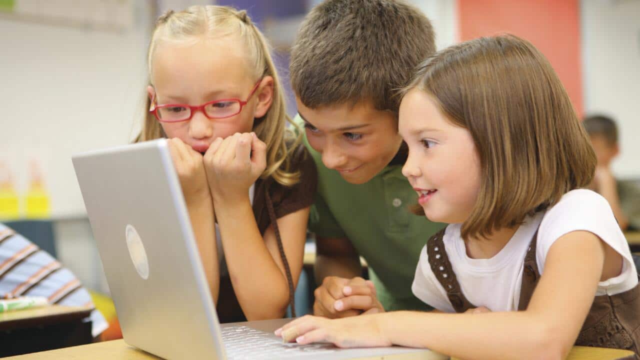 Children at school