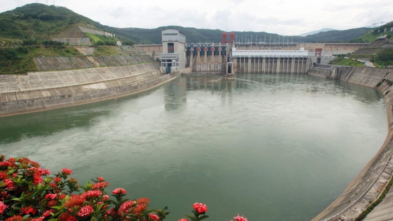 Jinghong Hydropower Station on the Lancang (Mekong) River in China's Yunnan province (AAP Image - dycj - AP - Imaginechina)