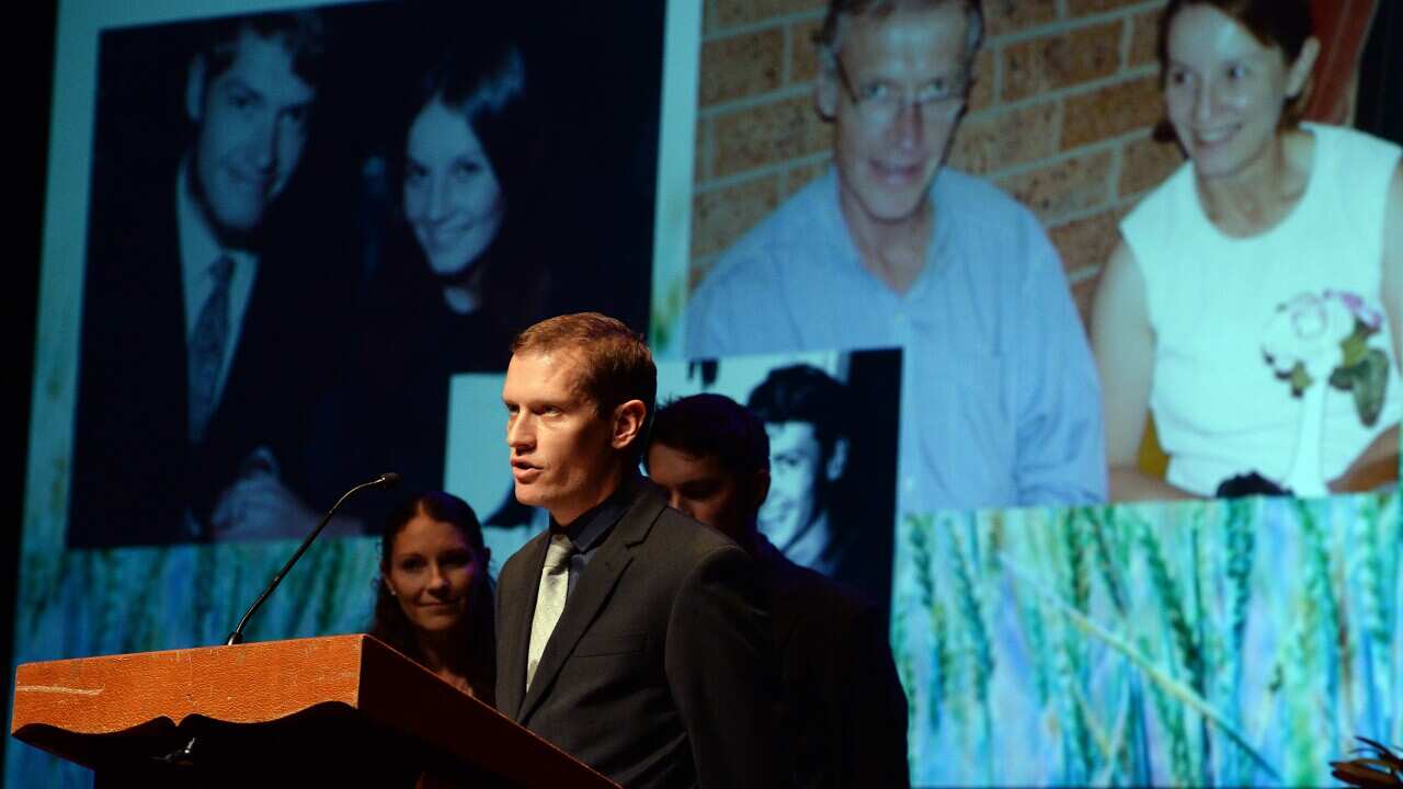 Paul Guard at MH17 victims memorial service