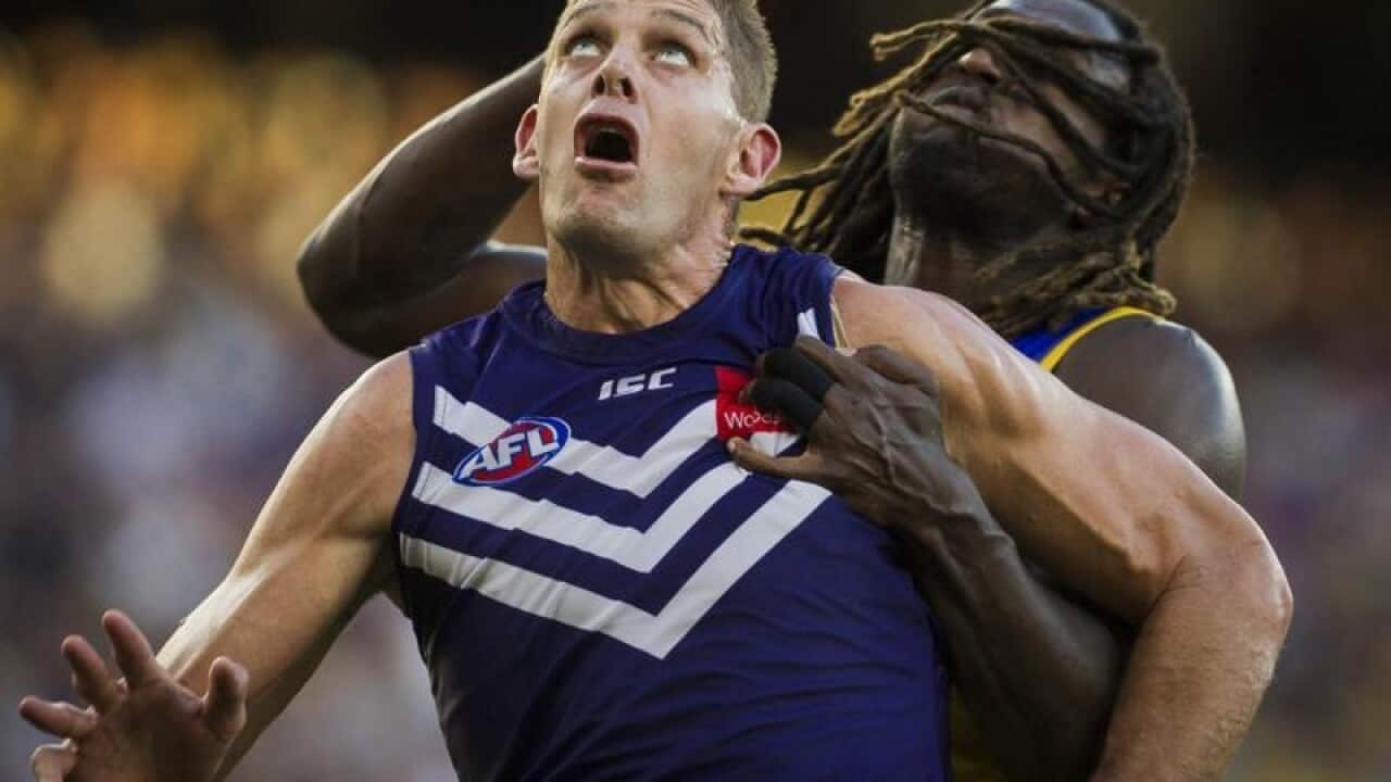 Aaron Sandilands of the Fremantle