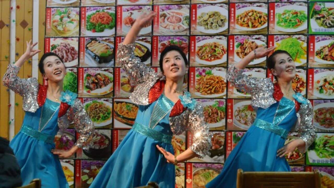 North Korean in Dandong China